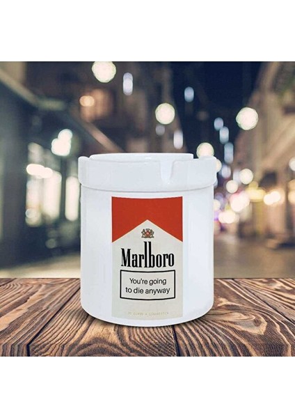 Marlboro Baskılı Kül Tablası