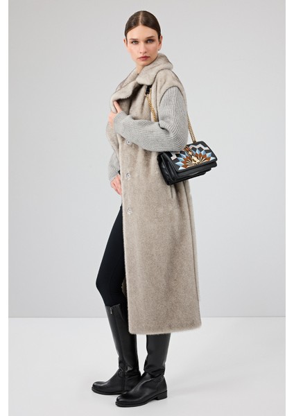 Mirage Kadın Gri Teddy Kaban 25WGP5310FX