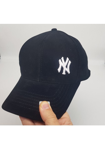 Ny Newyork Nakışlı Nubuk Süet Spor Şapka