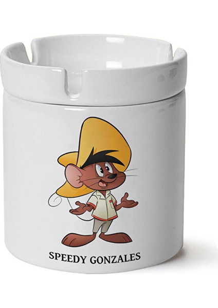 Zibidi Gonzales Baskılı Porselen Küllük Makinede Yıkanabilir