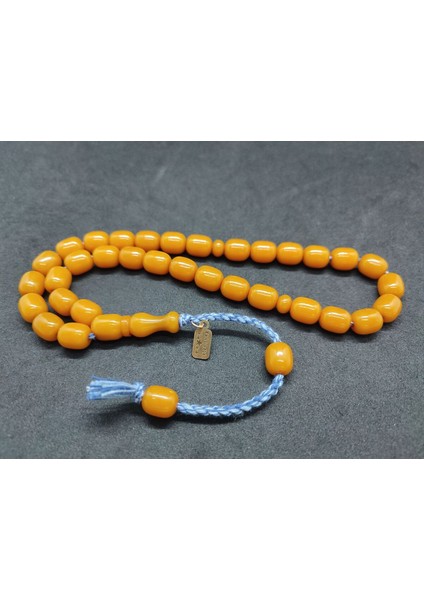 Osama Omari Usta Eseri 50 Yaşında Horoz Imame Havşalı Alman Faturan Tesbih Sertifikalı 8750