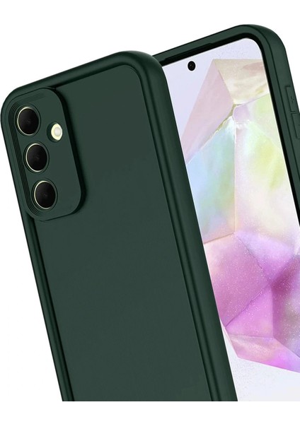 Samsung Galaxy A17 5g Viera Silikon - Koyu Yeşil modelleri