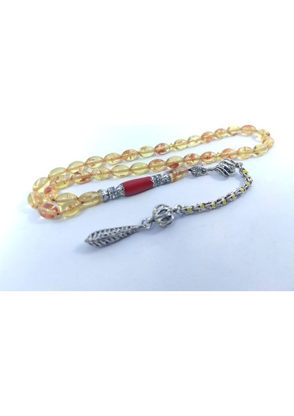 Şevket Alkan Usta Eseri Gümüş Nakkaş Işlemeli Ateş-I Kehribar Sertfikalı 8730 fiyatları