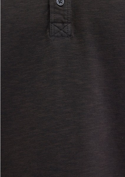 Uzun Kollu Antrasit Tişört 0613117-70092