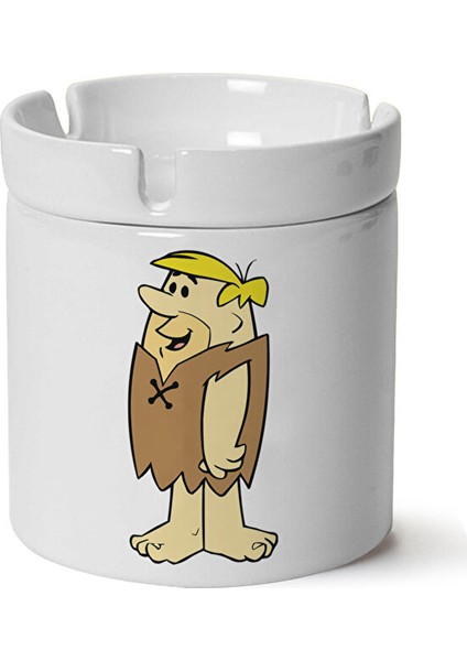 Barni Moloztas Baskılı Porselen Küllük Makinede Yıkanabilir