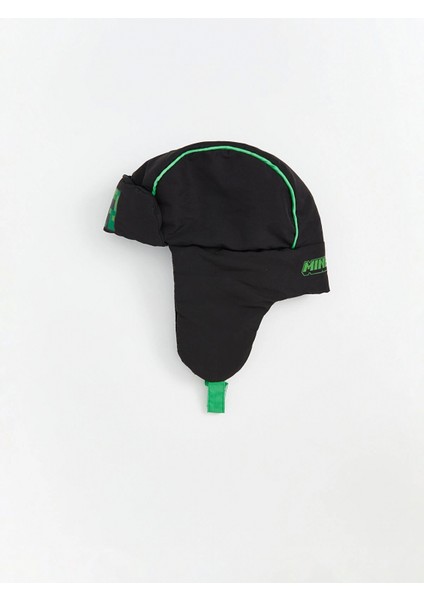 Lcw Accessorıes Siyah Minecraft Baskılı Erkek Çocuk Kar Şapkası modelleri