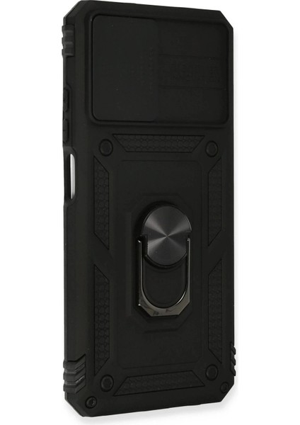 Xiaomi Redmi Note 10 Kılıf Pars Lens Yüzüklü Silikon - Siyah fiyatları