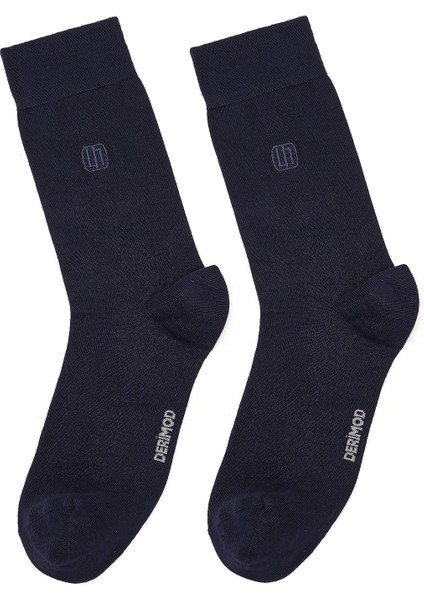 Erkek Lacivert Uzun Çorap 000A2C35146F