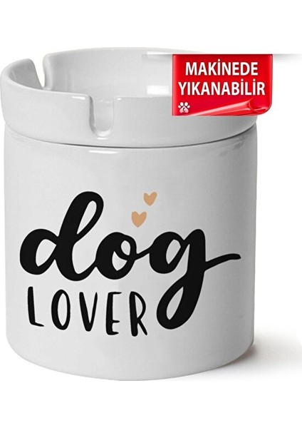 Sevimli Köpek Baskılı Porselen At-Söndür Küllük (Kl-Hyvn-Kpk)