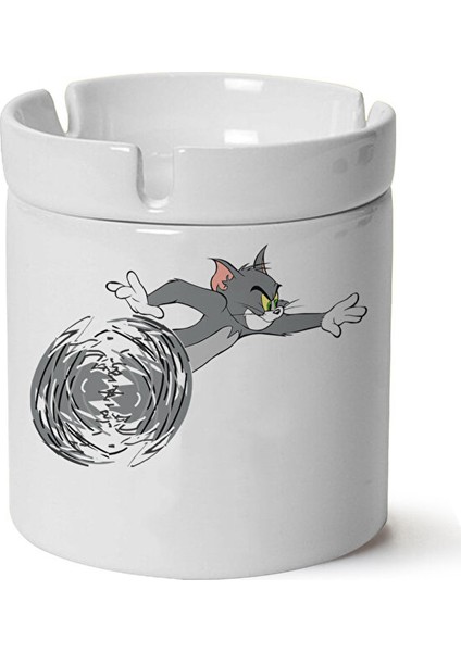 Tom Baskılı Porselen Küllük Makinede Yıkanabilir