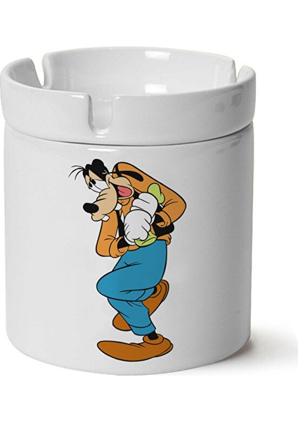Goofy Baskılı Porselen Küllük Makinede Yıkanabilir