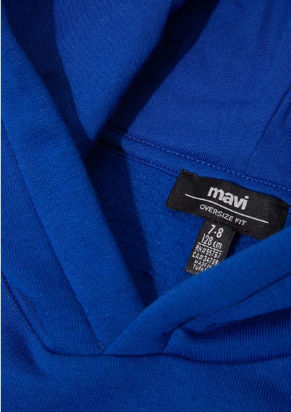 Minecraft Baskılı Mavi Sweatshirt 6S10174-70896