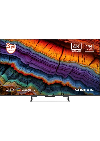 75 GQ 800A 75" 190 Ekran Uydu Alıcılı 4K Ultra HD Google Smart QLED TV