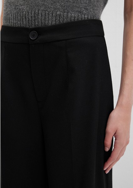 Siyah Kumaş Pantolon 1011089-900