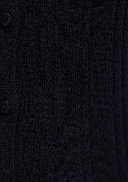 Yün Karışımlı Lacivert Triko Polo 1710838-70489