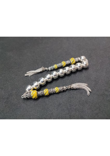 Düşük Ayar Gümüş Tesbih Çift Parça Nakkaş Imame Zaza Model Sertifikalı 8699 fiyatları