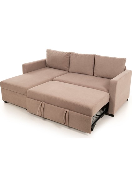 Kado Yataklı Köşe Koltuk Takımı - Bohem Vizon