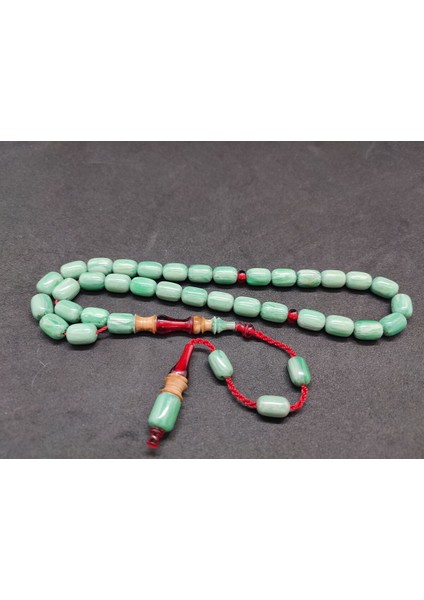 Emine Reşvani Usta Eseri Imame Hitame Eski Katalin Inci Siyahı Sıkma Kehribar Sertifikalı 8735