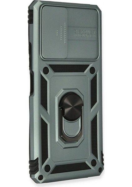 Xiaomi Redmi Note 10 Pro Kılıf Pars Lens Yüzüklü Silikon - Yeşil fiyatları