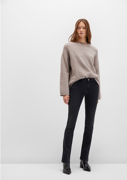 Mona Gold Premium Koyu Gri Smoke Jean Pantolon 1049790521