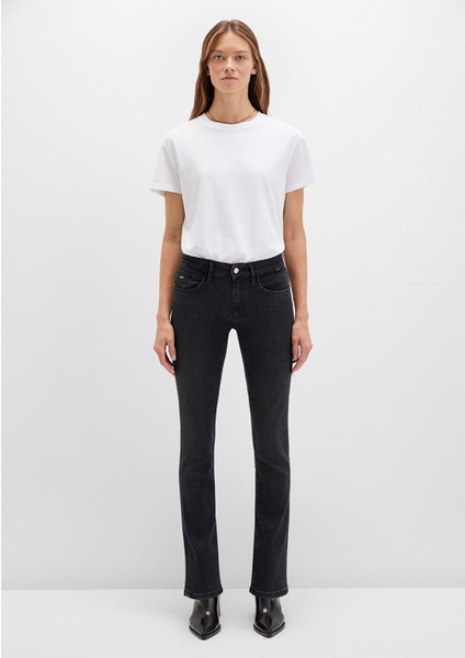 Mona Gold Premium Koyu Gri Smoke Jean Pantolon 1049790521