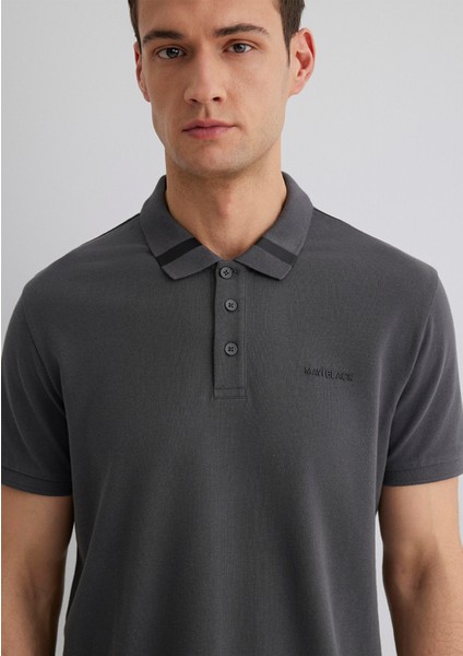 Antrasit Polo Tişört 0612651-80106