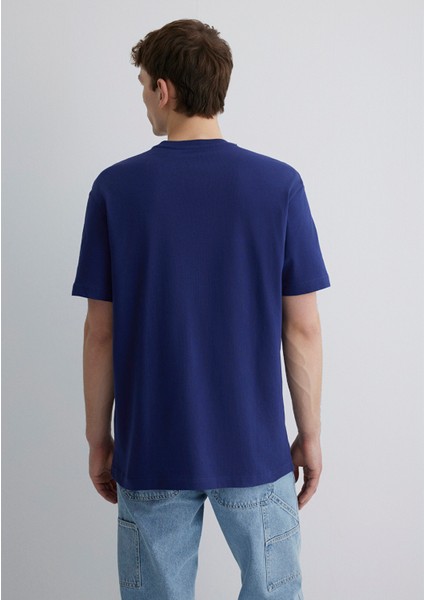 Superman Baskılı Lacivert Tişört 0612658-70496