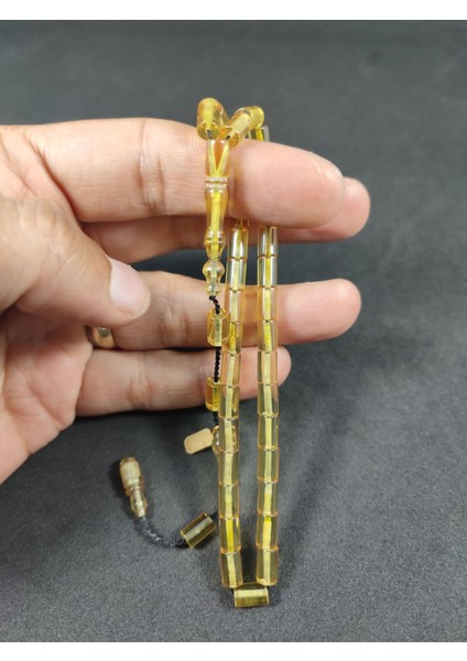 Mehmet Mercan Usta Eseri Bilek Boy (Küçük Boy) Ok Gibi Kesme Zar Kehribar Sertifikalı 8715 fiyatları