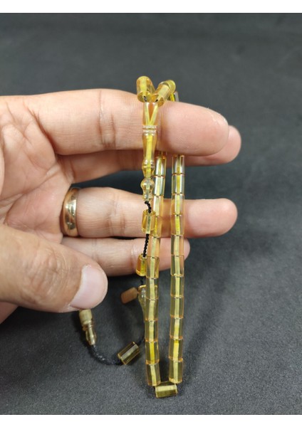 Mehmet Mercan Usta Eseri Bilek Boy (Küçük Boy) Ok Gibi Kesme Zar Kehribar Sertifikalı 8715 fırsatları