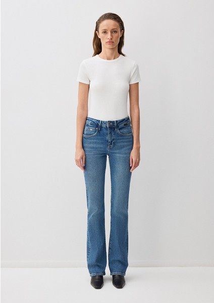 Maria Gold Premium Indigo Mavisi Jean Pantolon 101225-89220