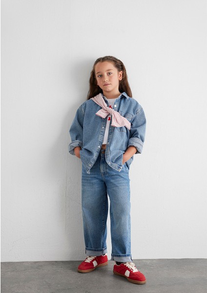 Azra 90lar Indigo Mavisi Jean Pantolon 7010510-88228