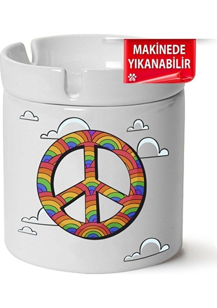 Pride Baskılı Porselen Kokusuz Küllük