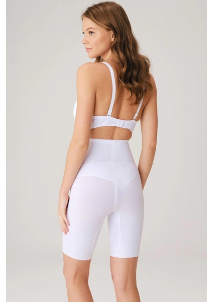 Toparlayıcı Bel ve Bacak Inceltici Dikişli Uzun Paçalı Orta Bel Sıkı Şort Korse fiyatları