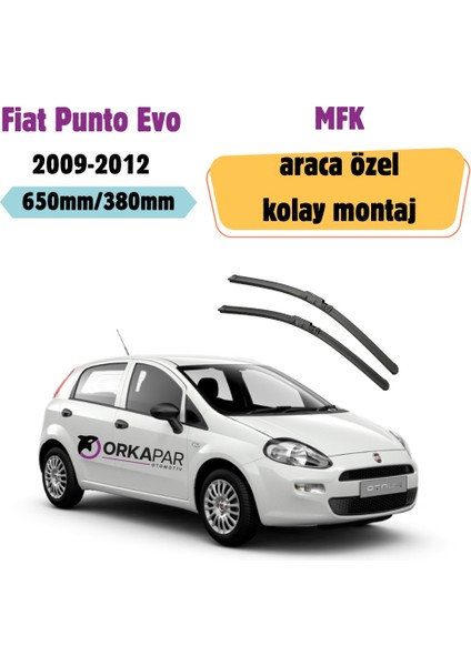 Fiat Punto Evo Muz Silecek Takımı (2009-2012) Orkapar