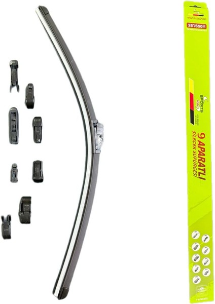 Silecek Süpürgesi 9 Aparatlı 650 mm