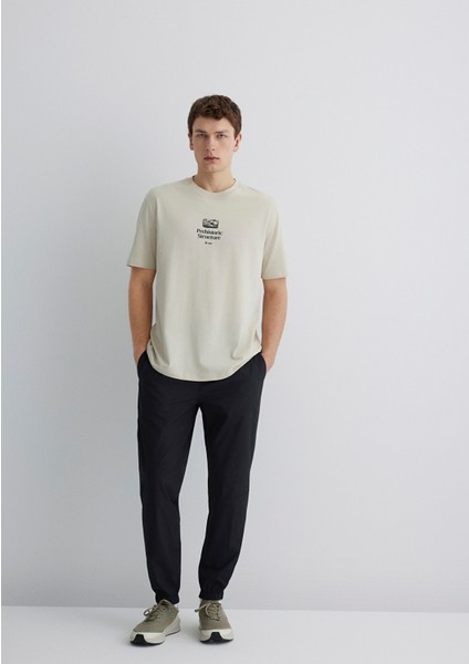 Siyah Jogger Pantolon 0010272-900