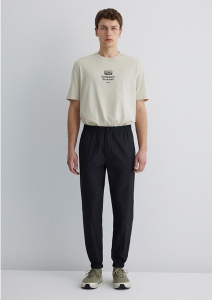 Siyah Jogger Pantolon 0010272-900