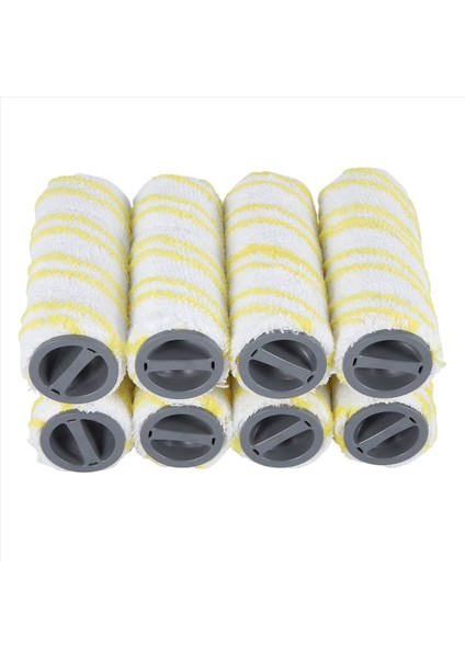 Fc5 Fc7 Fc3 FC3D Elektrikli Zemin Temizleyici Için 8 Adet Rulo Fırça Yedek Aksesuarı (Yurt Dışından)