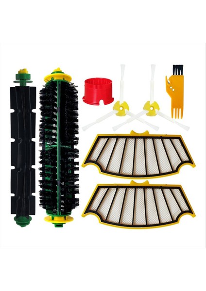 500 Serisi 510, 530, 535, 550, 560, 570, 580 Robot Süpürge Ana Yan Fırça Filtresi Ön Tekerlek (Yurt Dışından)