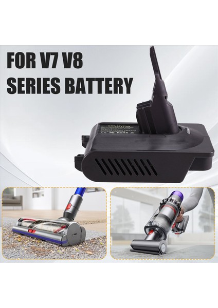 Greenworks 40V Aküyü V6 Serisi Kablosuz Dikey Süpürgeye Dönüştürmek Için GRW40V7V8 Adaptörü (Sadece Adaptör) (Yurt Dışından) indirimleri