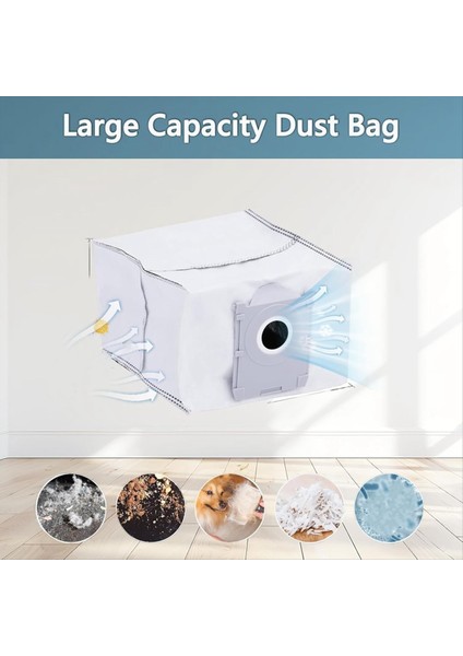 T50 Max Pro Omni Elektrikli Süpürge Paspas Pedleri ve Toz Torbaları Için Aksesuar Seti (Yurt Dışından) indirimleri