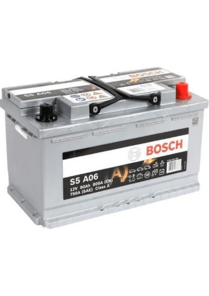 0092S5A060 - S5 80 Ah Agm - 800M. Akım (A) En / 80AH - Bosch fiyatları