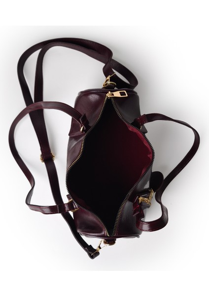 Moon Lumira Omuz Çantası Bordo