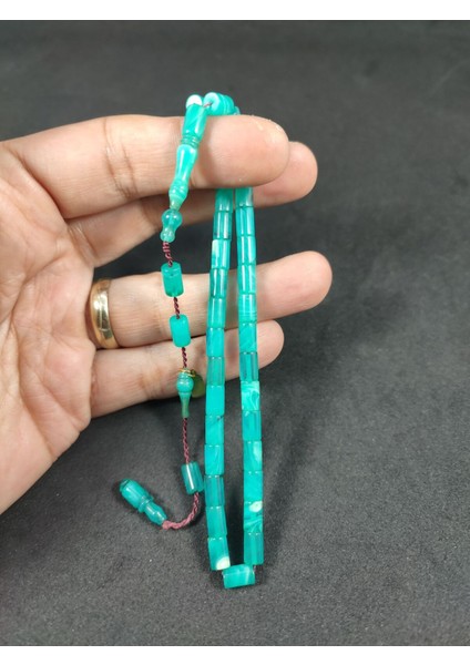 Mehmet Mercan Usta Eseri Bilek Boy (Küçük Boy) Ok Gibi Kesme Sıkma Kehribar Sertifikalı 8704