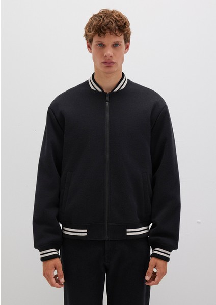 MV DNM Baskılı Bomber Ceket 0110214-71379