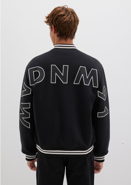 MV DNM Baskılı Bomber Ceket 0110214-71379