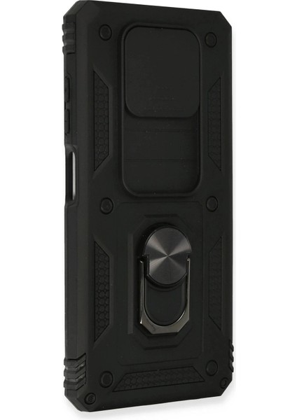 Xiaomi Pocophone X3 Kılıf Pars Lens Yüzüklü Silikon - Siyah fiyatları