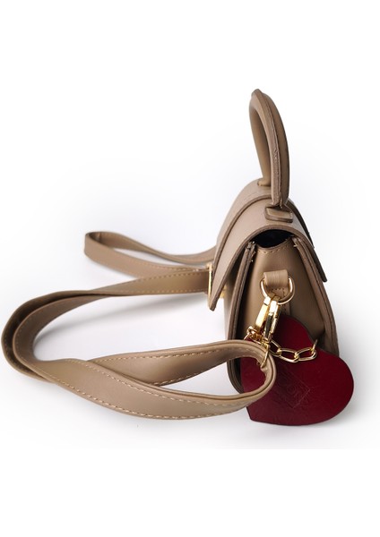 Moon Nexa Omuz Çantası Vizon modelleri