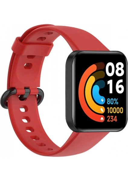 Xiaomi Redmi Watch 2 Klasik Kordon - Kırmızı