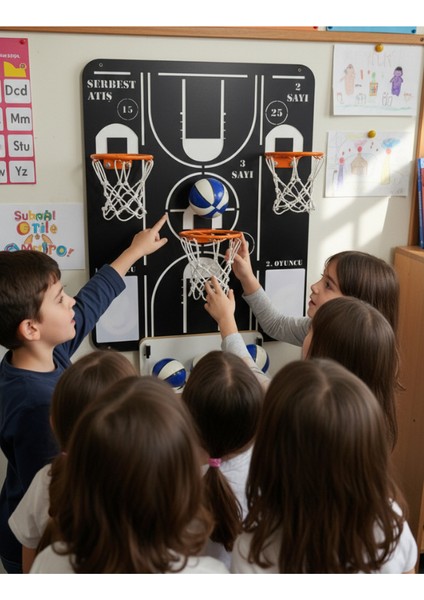 Mini Basketbol Duvar Oyunu - Zeka ve Strateji Geliştiren Eğitici Duvar Oyunu modelleri